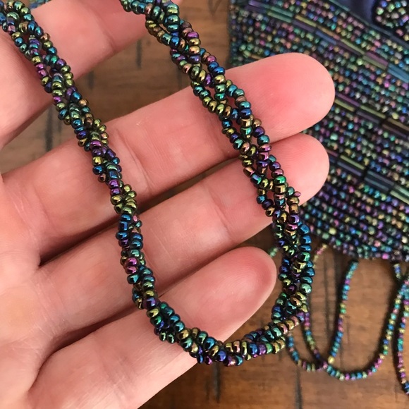 Eclectic Boho Beaded Handbag - Picture 5 of 8